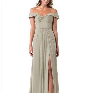 Azazie Almendra Bridesmaid Dress in Taupe